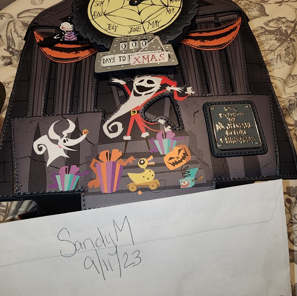 Limited Edition Anniversary Nightmare Before Christmas Loungefly with wallet